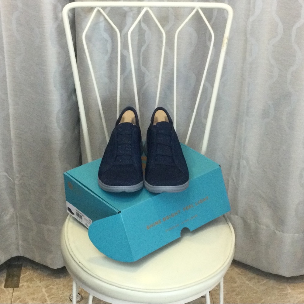 Bedazzled Blue Shoes